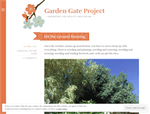 Tablet Screenshot of gardengateproject.wordpress.com