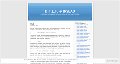 Desktop Screenshot of dtlf08.wordpress.com