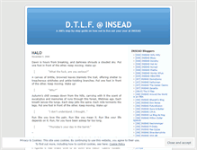 Tablet Screenshot of dtlf08.wordpress.com