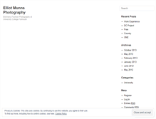 Tablet Screenshot of elliotmunnsfp.wordpress.com