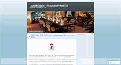 Desktop Screenshot of hospitalitypro.wordpress.com