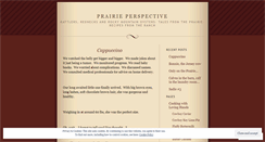 Desktop Screenshot of prairieperspective.wordpress.com