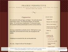 Tablet Screenshot of prairieperspective.wordpress.com