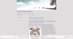 Desktop Screenshot of friendswithintentions.wordpress.com