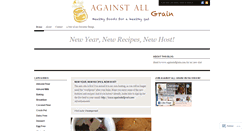 Desktop Screenshot of againstallgrain.wordpress.com
