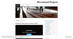 Desktop Screenshot of movementproject.wordpress.com