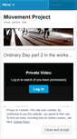 Mobile Screenshot of movementproject.wordpress.com