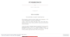Desktop Screenshot of junikredsen.wordpress.com