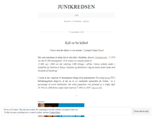 Tablet Screenshot of junikredsen.wordpress.com