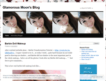 Tablet Screenshot of glamorousmoon.wordpress.com