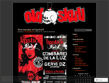 Tablet Screenshot of oldskull.wordpress.com