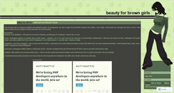 Desktop Screenshot of beautyforbrowngirls.wordpress.com