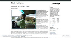 Desktop Screenshot of nisahharon.wordpress.com
