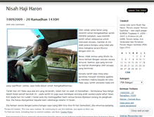 Tablet Screenshot of nisahharon.wordpress.com