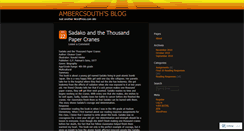 Desktop Screenshot of ambercsouth.wordpress.com