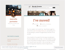 Tablet Screenshot of marcellapurnama.wordpress.com