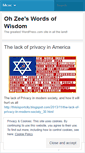 Mobile Screenshot of ozwow.wordpress.com