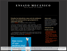 Tablet Screenshot of ensayomecanico.wordpress.com