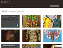 Tablet Screenshot of danbeltonart.wordpress.com