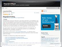 Tablet Screenshot of magazijnstellingen.wordpress.com