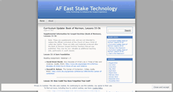 Desktop Screenshot of estaketech.wordpress.com