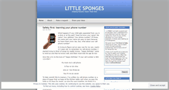 Desktop Screenshot of littlesponges.wordpress.com