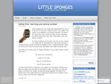 Tablet Screenshot of littlesponges.wordpress.com