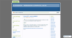 Desktop Screenshot of alexdesign.wordpress.com