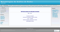 Desktop Screenshot of metodologias2010.wordpress.com