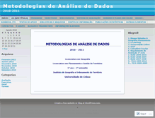 Tablet Screenshot of metodologias2010.wordpress.com