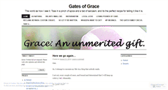 Desktop Screenshot of gatesofgrace.wordpress.com