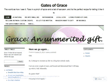 Tablet Screenshot of gatesofgrace.wordpress.com