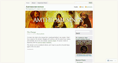 Desktop Screenshot of amtheomusings.wordpress.com
