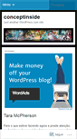 Mobile Screenshot of conceptinside.wordpress.com
