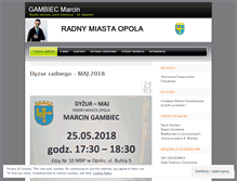 Tablet Screenshot of gambiec.wordpress.com