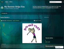 Tablet Screenshot of mysuccesshelpsyou.wordpress.com