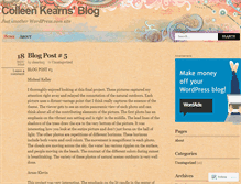 Tablet Screenshot of ckearns3.wordpress.com