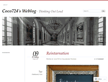 Tablet Screenshot of coco724.wordpress.com