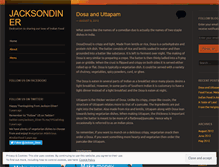 Tablet Screenshot of jacksondiner.wordpress.com