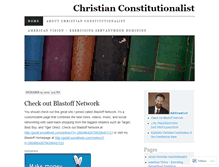Tablet Screenshot of christianconstitutionalist.wordpress.com
