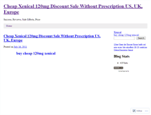 Tablet Screenshot of cheapxenical120mgsalewithoutprescription.wordpress.com