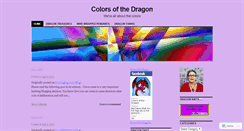 Desktop Screenshot of colorsofthedragon.wordpress.com