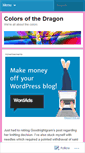 Mobile Screenshot of colorsofthedragon.wordpress.com