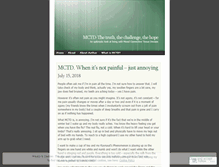 Tablet Screenshot of mctd.wordpress.com