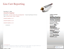 Tablet Screenshot of lisacarrreporting.wordpress.com