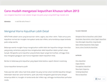 Tablet Screenshot of caramengatasikeputihan2013.wordpress.com