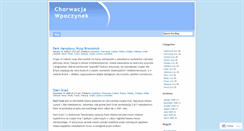 Desktop Screenshot of chorwacjawypoczynek.wordpress.com