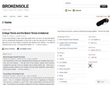 Tablet Screenshot of brokensole.wordpress.com