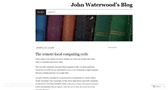 Desktop Screenshot of johnwaterwood.wordpress.com