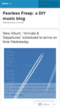 Mobile Screenshot of freepmusic.wordpress.com